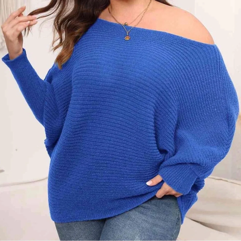 Off-Shoulder Women Sweater - Picture 6 of 6